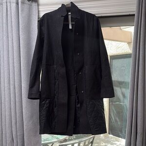 Lululemon unique Black Coat with Quilted Pockets